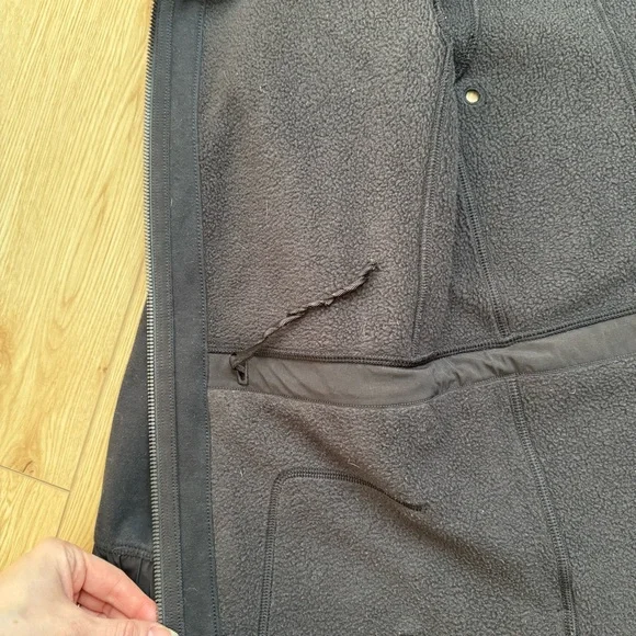 lululemon black zip up sweatshirt athletic jacket - Picture 6 of 13